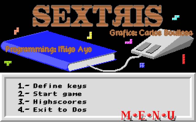 Download Sextris Puzzle For Dos 1992 Abandonware Dos 2747