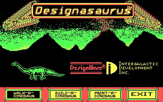 Designasaurus screenshot