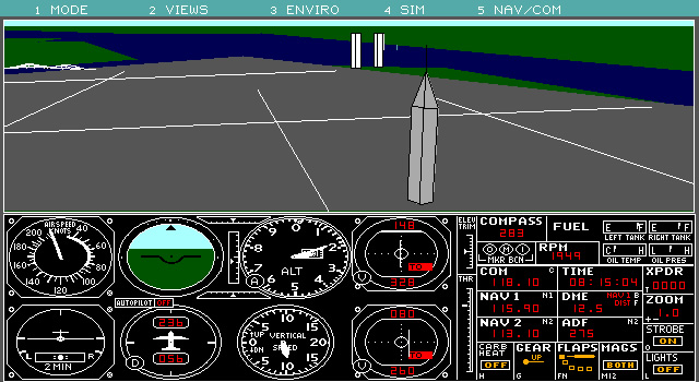 Microsoft Flight Simulator MS-DOS 3.5” Disks & SideWinder