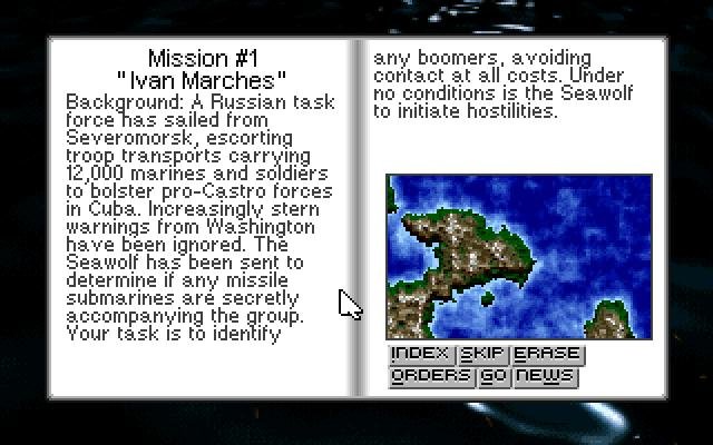 Download SSN-21 Seawolf (DOS) game - Abandonware DOS